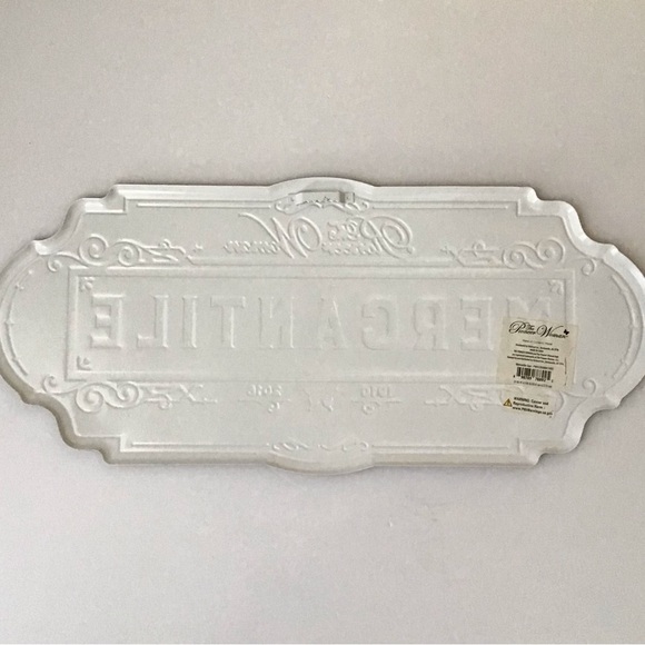 The Pioneer Woman Mercantile Sign Ree Drummond 20” Embossed Tin Farmhouse Booth - Picture 3 of 11